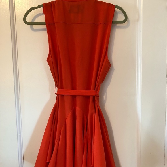 Fun & Flowy Orange Dress! - Picture 5 of 6